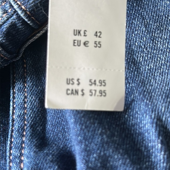 Hollister Ultra high rise Mom Jean vintage stretch 19R W34, L27 dark wash NWT - Picture 11 of 12